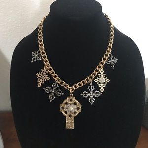 Multi colored statement piece necklace!